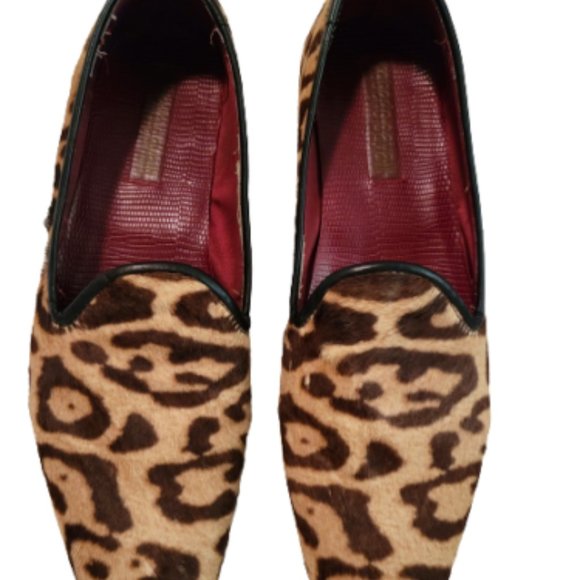 Roberto Cavalli Animal Print Loafer